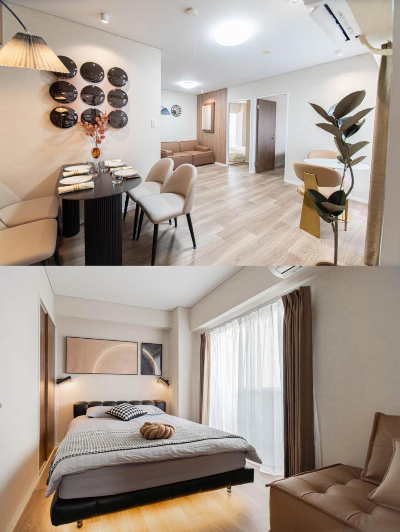 Apartamento Z7全新装修套房3室2厅 新宿2站4分钟,max 8p-spacious,3rooms Near Shinjuku